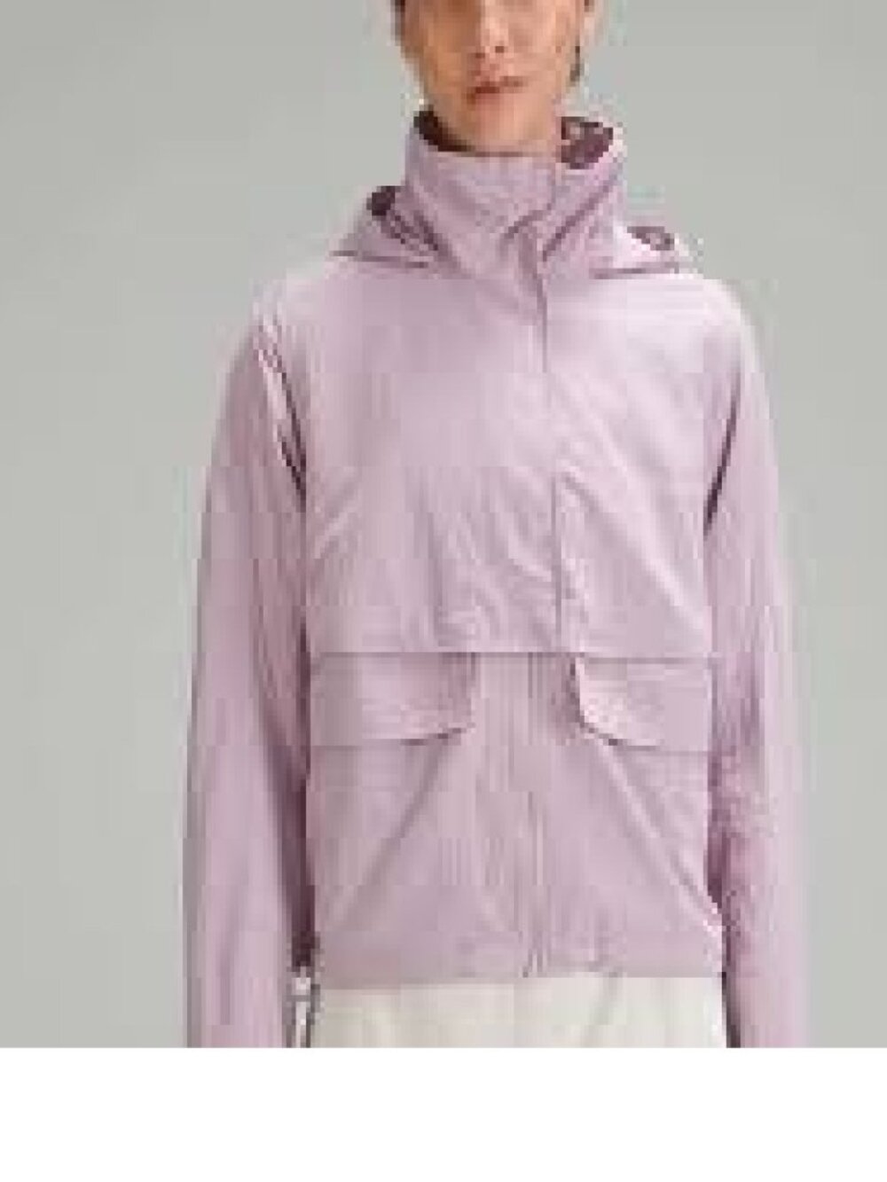 Lululemon woman Always Effortless Classic-Fit JUtility Jacket Sz 10 Lila